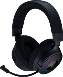 Razer Kraken V4 Headset Wireless Head-band Gaming USB Type-A Bluetooth Black ... - Picture 1 of 7