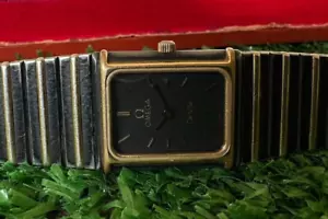 Vintage Omega De Ville Quartz Gold Plated 795.0858 Cal Ω 1455 Watch 19mm Ladies - Picture 1 of 20