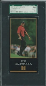 Tiger Woods 1997 Grand Slam Ventures Rookie SGC 88 casi nuevo 8 - Imagen 1 de 2