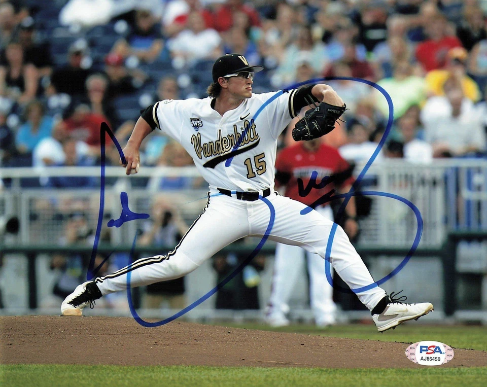 Foto firmada por Carson Fulmer 8x10 PSA/DNA autografiada Vanderbilt Foto 1 de 1