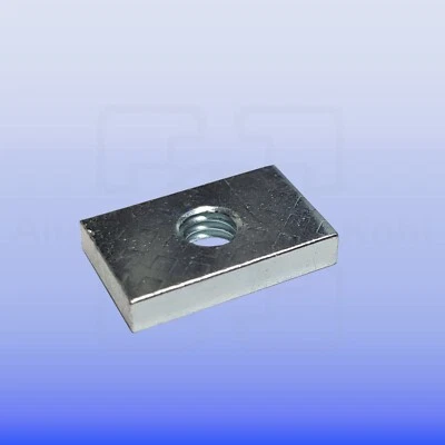 10 x Gewindeplatte Nutenstein 14x9x2,5 Aluprofil 20 Nut 6 BP20N6 Gewinde M4-M5 - Bild 1 von 2