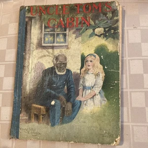 Vintage Uncle Tom's Cabin Childrens Book Hardcover Young Folks Edition - Picture 1 of 21