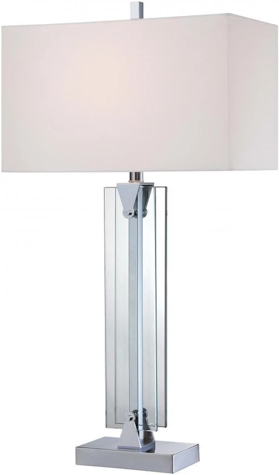 P1608-077 George`S Reading Room LED Table Lamp, Chrome - Image 1 of 1