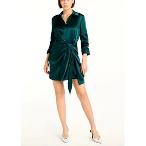 5a7 Cinq a Sept Green Onyx Mini Jacey Dress Size 12 - Picture 1 of 10