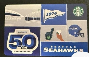 TARJETA STARBUCKS 2025 " SEATTLE SEAHAWKS" GRAN PRECIO ~ TOTALMENTE NUEVA - Imagen 1 de 1