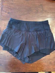 Lululemon Women's Black Spandex Lined Shorts Size 4 - Picture 1 of 6