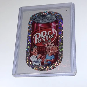 Topps Wacky Packages 2011 ANS8 Silver Foil Dr Pester Sticker #4 - Picture 1 of 1
