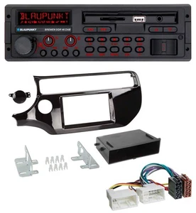 Blaupunkt SD MP3 USB Bluetooth DAB Autoradio für Kia Rio UB ab 2015 piano-schwar - Bild 1 von 9