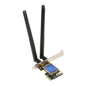 1200Mbps Pciex1 Wifi Card Adapter Bt 4.0 2.4Ghz 5Ghz Dual Band Wifi Networ AM - Afbeelding 1 van 22