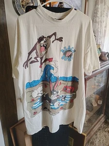Tea shirt Looney Tunes XXX L BEACH BUMS Taz+ Bugs Bunny - Photo 1/11
