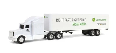 ERTL, Lkw 6x4 mit 2-Achs-Anhänger JOHN DEERE, 1/64, ERT85017 - Bild 1 von 4