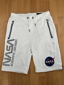 Alpha Industries NASA Scientific Odyssey Shorts Farbe Weiß Gr. S **TOP ZUSTAND** - Bild 1 von 3