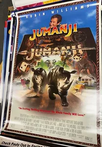 Póster vintage de tienda de películas Jumanji de los años 90 - Imagen 1 de 2