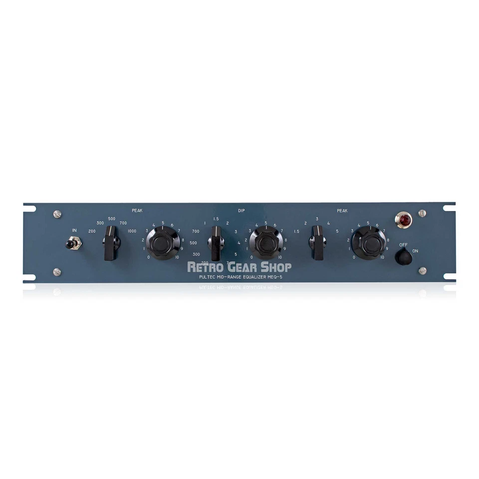 Pultec Pulse Techniques MEQ-5 2U Blue EQ Equalizer - Image 1 of 3