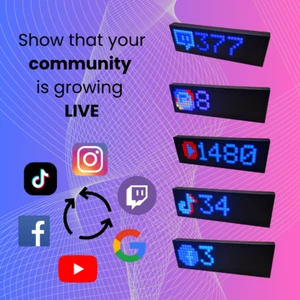 Compteur d'annonces Instagram Youtube Tiktok Twitch Facebook - Zdjęcie 1 z 6