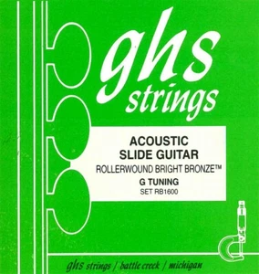 Cuerdas resonadoras de bronce brillante con enrollamiento GHS RB1600; afinación G - Imagen 1 de 1