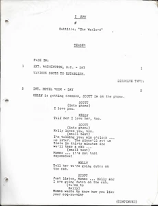 I SPY television script reproduction "The Warlord" - Picture 1 of 1