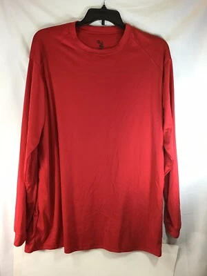 Badger Sports XL Red Long Sleeve Shirt NEW BB5 - Image 1 of 2