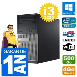 PC Dell 3010 MT i3-3220 RAM 4Go Disque Dur 500Go HDMI Windows 10 Wifi - Photo 1/3