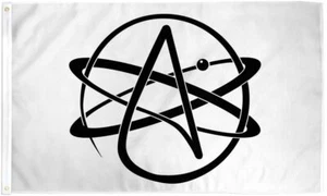 "ATHEIST" flag 3x5 ft polyester banner sign - Picture 1 of 6