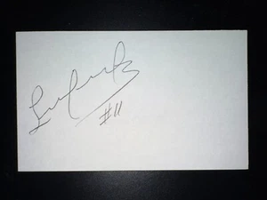 Luis Hernandez, ORIOLES (2007 Debut) SIGNED 3x5 Index Card (HS) - Bild 1 von 1