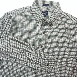 J. Crew Shirt Mens Classic Fit Brushed Twill Shepherd Check Button Down Med-NWT - Picture 1 of 9
