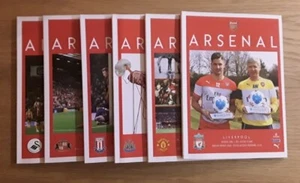 Arsenal 2014/15 Home Premiership unopened Programmes select from menu - Picture 1 of 8