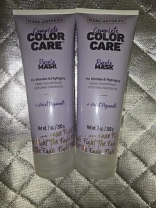 Marc Anthony Complete Color Care Purple Mask 7 oz Lot Of 2 - Picture 1 of 2