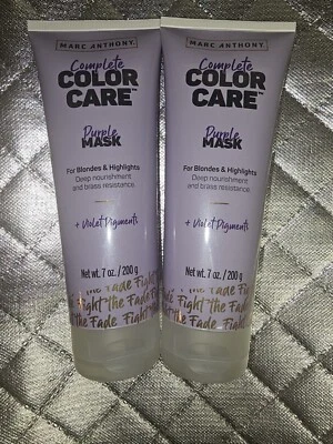 Marc Anthony Complete Color Care Purple Mask 7 oz Lot Of 2 - Image 1 of 2