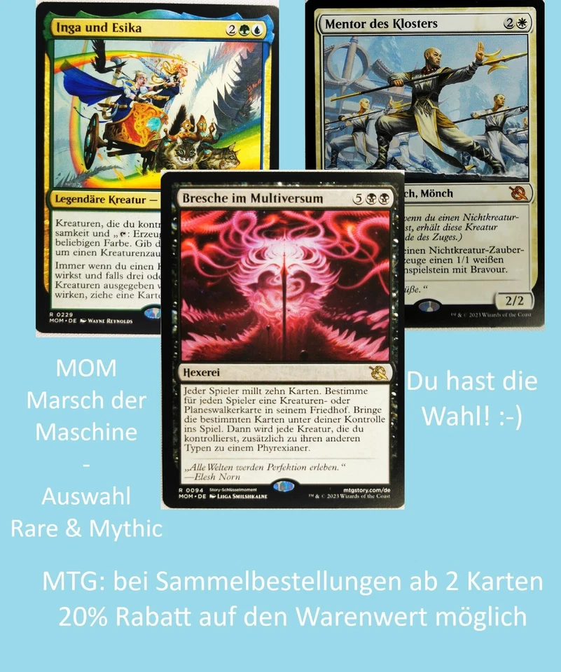 MTG Magic | MOM | Marsch der Maschine | Rare & Mythic | Auswahl - Bild 1 von 1