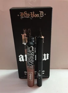 Kat Von D “Bow N Arrow Look Set”—Mini/Travel Size Ink Liner & Liquid Lipstick - Picture 1 of 3