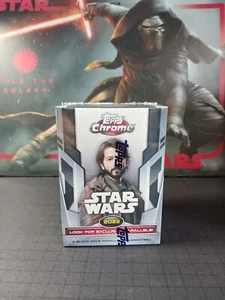 2023 Topps Chrome Star Wars Trading Cards Factory Sealed 10 Pack Blaster Box - Picture 1 of 5
