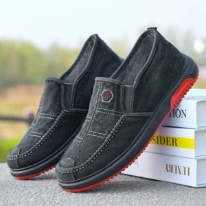 Men's Spring Casual Comfortable Casual Shoes Slip-on Canvas Shoes Shoes - Picture 1 of 8