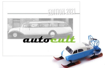 1/43 1942 Tatra V855 aeroluge with book of the year English/German Autocult - Image 1 of 4