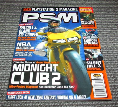 PSM Playstation Magazine December 2002 Issue 65 (Midnight Club 2 Cover) - Image 1 of 2