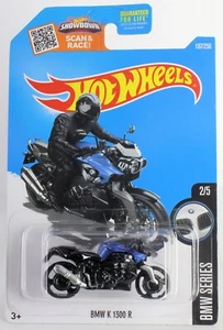 BMW Serie #187/250 2016 #2/5 BMW K 1400 R azul Hot Wheels - Imagen 1 de 3