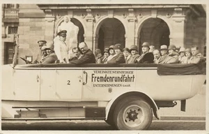 Real Photo Berlin Germany German Tourist Bus Postcard - Picture 1 of 1