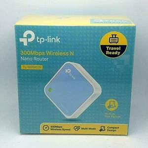 TP-Link tl wr802n portable 300 Mbps Sans Fil N Nano Routeur Wan - Photo 1/4