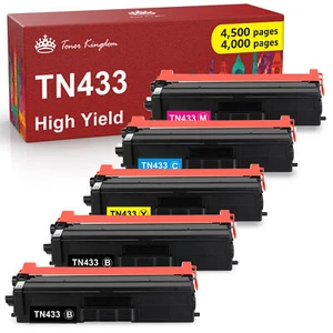 Toner Cartridge for Brother TN433 TN436 HL-L8260CDW MFC-L8900CDW L8610CDW Lot - Picture 1 of 13