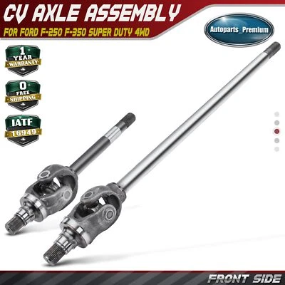2x Front Side Axle Shaft for Ford F-250 F-350 Super Duty 2005-2012 Dana Super 60 - Image 1 of 4