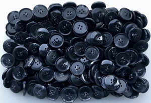 20mm 32L Dark Navy Blue Swirl Jacket Craft 4 Hole Sewing Buttons (CB27A) - Picture 1 of 2