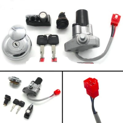 Ignition Switch Fuel Gas Cap Helmet Seat Lock for Yamaha XVS250 DragStar 00-17 - Изображение 1 из 4