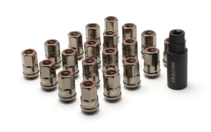 Muteki Lug Nut Set HR38 12x1.5 20PC Titanium w/ Red Ring HR3806TR - Picture 1 of 1