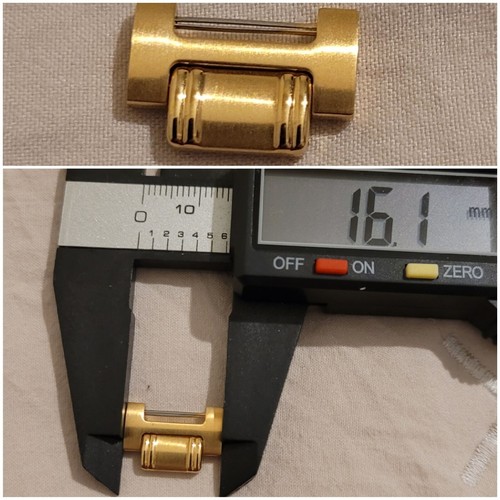 Gucci Bracciale Links 16 MM Autentico Swiss Made Colore Oro 16 MM Nuovo.