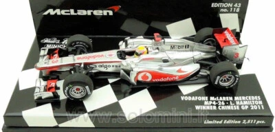 2011 McLaren MP4/26 #3 L.Hamilton winner Chinese GP [1:43 MINICHAMPS 530 114313] - Immagine 1 di 4