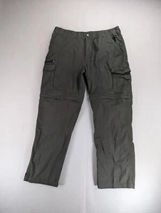 BC Clothing Pants Mens XXL Convertible Cargo Green Outdoor Hiking Gorpcore - Picture 1 of 17