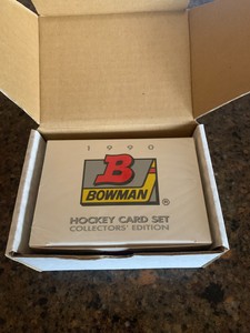 1990-91 BOWMAN HOCKEY TIFFANY FACTORY SEALED SET  1788/5000 W/ALL BOXES