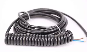 Spiralkabel 2x2,5mm² PUR 220mm/850mm Schwarz L/R: 5000mm/600mm - Bild 1 von 1