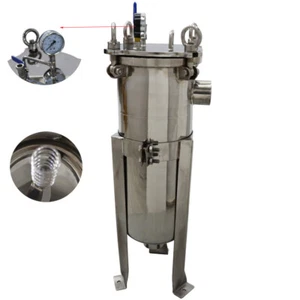 2" NPT Bag Filter Housing 1# Filter w/Filter Bag&Element(1 PC) 120 psi O-Rings - Picture 1 of 17