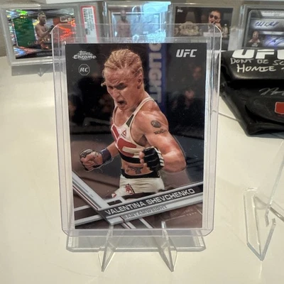 2017 Topps Chrome UFC Valentina Shevchenko #83 (RC) - Image 1 of 4
